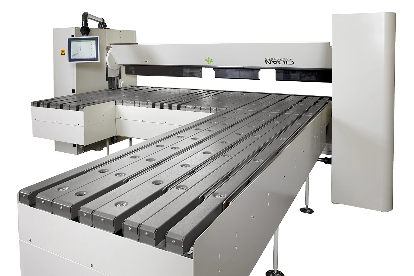 height adjustable backgauge with extensions for cidan folding machines