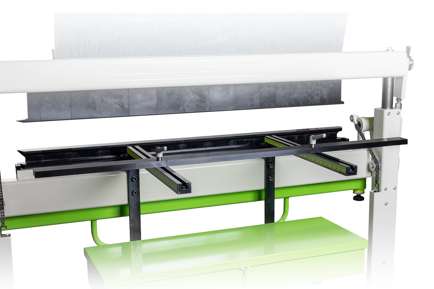 backgauge for manual folder mfb on white background