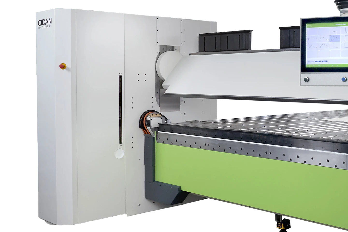 safety light curtain on a cidan forma folding machine