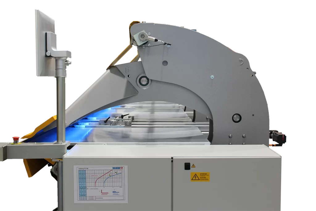 vfd system on a thalmann longfolder on white background