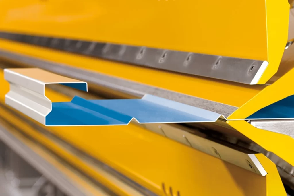 folded sheet in a thalmann td double folder