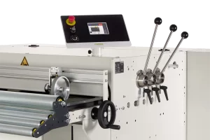 infeed side of the forstner cut to length machine compact on white background