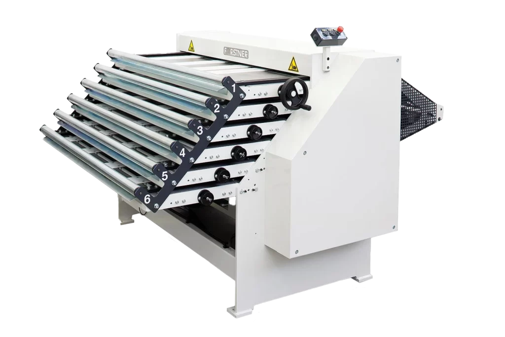 programmable coil selector for material handling before cut to length machine on white background