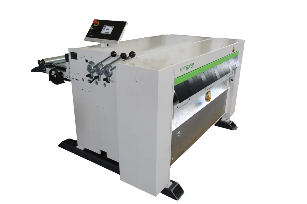 forstner straight pro cut to length machine on white background
