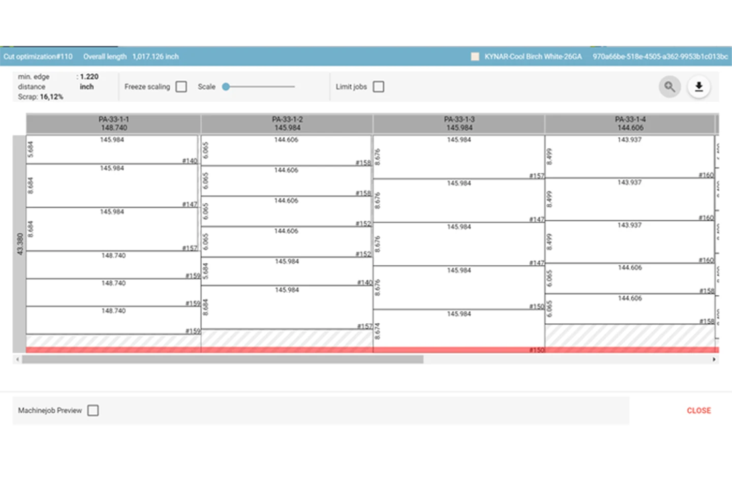nuit has optimized cutting and slitting of sheet metal in a forstner nuslit cut to length