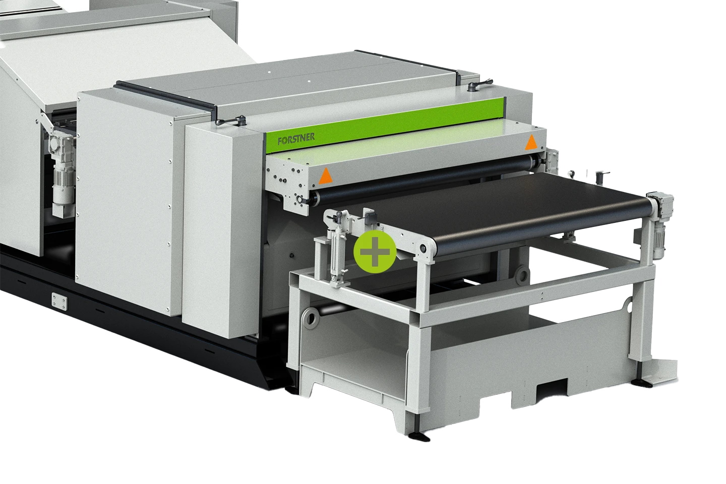 flatness measuring of cut off sheets on white background
