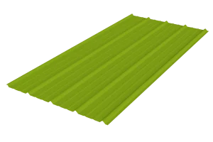 rendered sheet metal profile ag on white background