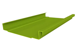 rendered sheet metal profile alp on white background