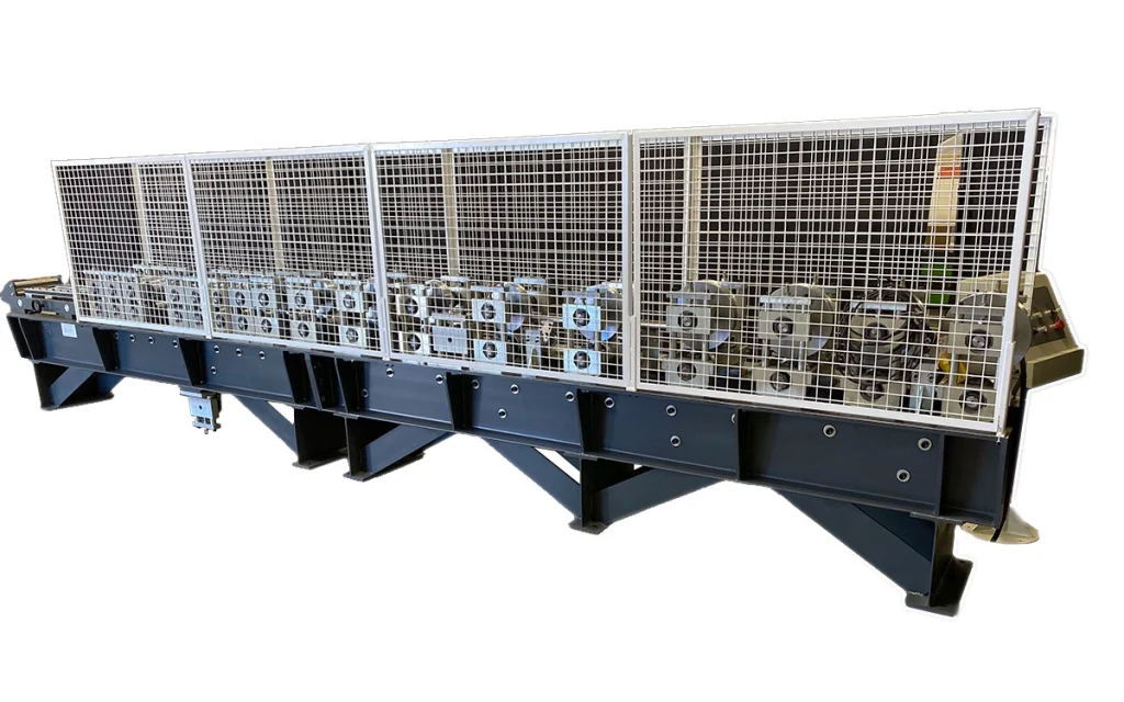 CIDAN's Trim Rollformers are stand alone machines, so you can have multiple trims running at the same time, rather then on trim being rolled at a time. The CIDAN TRIM ROLLFORMER offers unmatched efficiency and rapid ROI, making it the perfect solution for manufacturing ridge plates, gutters, end-fittings, and profiles in high volumes.